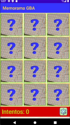 Juego de Memoria: Memorama GBA - Screenshot 4
