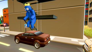 Rainbow Rope Monster Game City - Screenshot 1