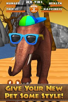 Virtual Pet Elephant - Screenshot 2
