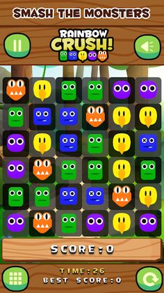 Crush Rainbow- Match 3 Game - Screenshot 3