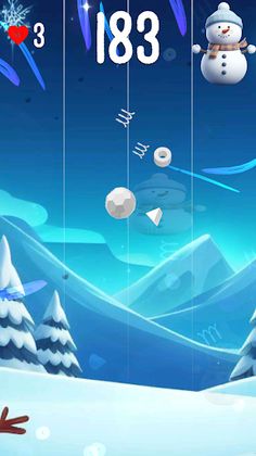 Frosty Snowman Piano Snowflake - Screenshot 1