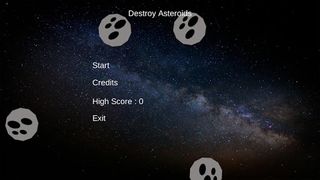Destroy Asteroids - Screenshot 1