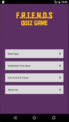 Trivia Game for FRIENDS - Screenshot 1