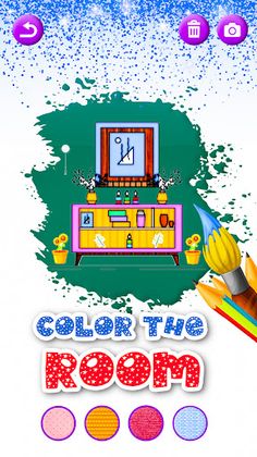Color By Number Home Coloring - Screenshot 1