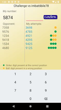 Strikes and Balls (Mastermind - Screenshot 3