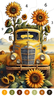 Golden Vibes Color by Number - Screenshot 4