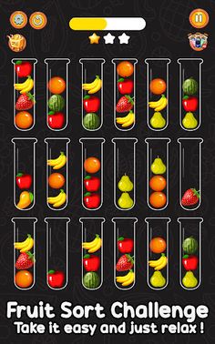 Crazy Fruit Sort Challenge 3D - Screenshot 4