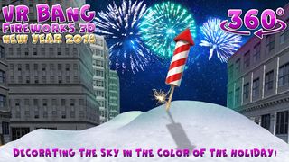 VR Bang Fireworks 3D NewYear - Screenshot 2