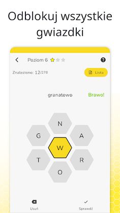 Gra słowna 7-literowe pangramy - Screenshot 2