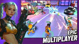 Gridpunk Battle Royale 3v3 PvP - Screenshot 1