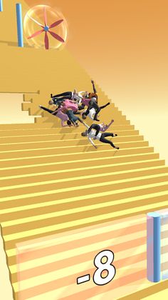 Crowd Stair Fall - Screenshot 3