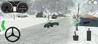 Tractor Driver Snowy Roads - Screenshot 2