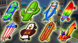 Skater Run Skate Park - Screenshot 2