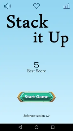 Stack Up 2D: Block Stacker Cha - Screenshot 1