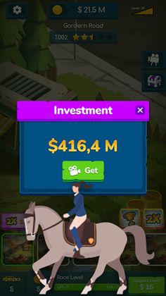 Crazy Horse Racing - Idle Game - Screenshot 1