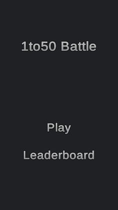 1to50 Battle - Screenshot 3