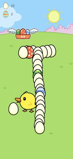 Happy Mrs Duck Lays Eggs Game - Screenshot 1