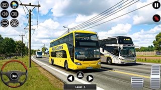 Bus Driving 3D Coach Bus Game - Screenshot 1