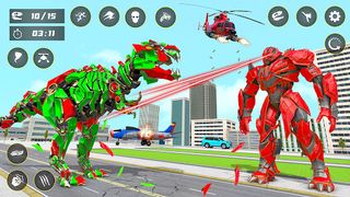 Dino Transform Car: Robot Game - Screenshot 2