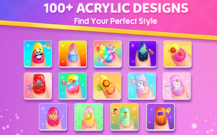 Nail Salon Makeover Girl Games - Screenshot 2