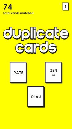 Duplicate Cards - Screenshot 2