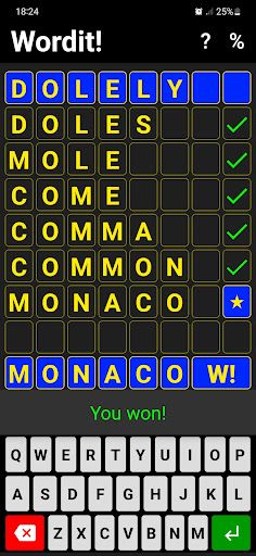 Wordit! - unique word game - Screenshot 2