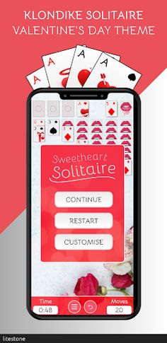 Solitaire - Valentine's Day - Screenshot 3