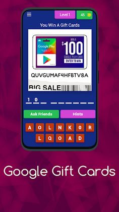 Google Play Gift Cards - Screenshot 2