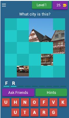 Guess the city - Guessing game - Screenshot 1