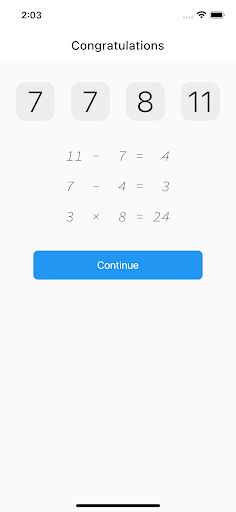 Math 24 - Challenge 24 Puzzle - Screenshot 3