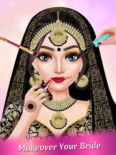 Indian Bridal Makeover Games - Screenshot 2