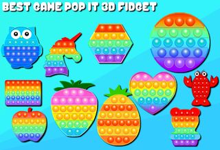 Pop it 3D Fidget Toys relaxing - Screenshot 1