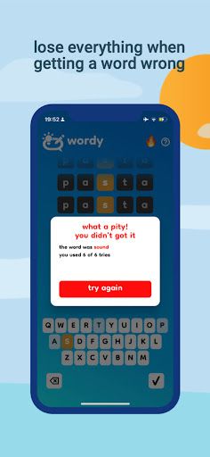 wordy - word guesser game - Screenshot 2