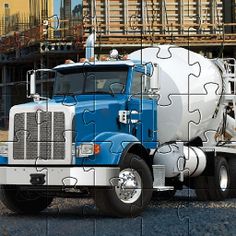 Concrete Mixer Truck Puzzles - Screenshot 2