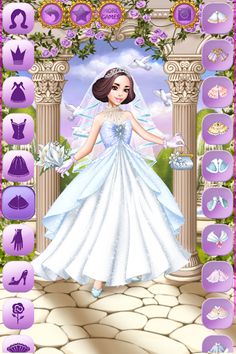 Cinderella Wedding Dress Up - Screenshot 4