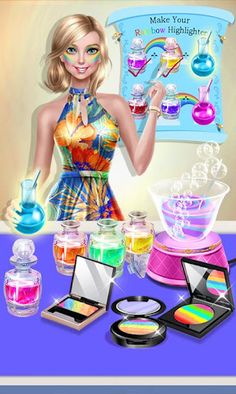 Makeup Artist - Rainbow Salon - Screenshot 3