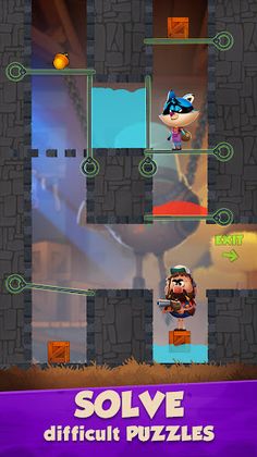 Loot Raccoon Pull the Pin Game - Screenshot 2