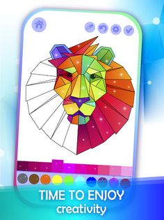 Poly Art Puzzle Coloring Book - Screenshot 2