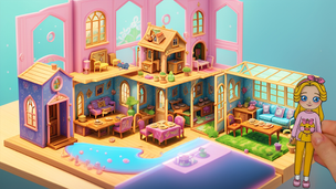 Doll House Design: Girls Games - Screenshot 3