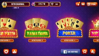 Triple One Poker and Teenpatti - Screenshot 1