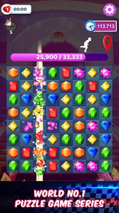Jewels Match Sprint - Screenshot 3