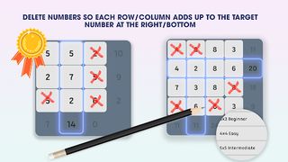 Number Sum - Easy brain games - Screenshot 1