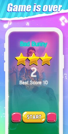Bad Bunny On Piano Tiles 2020 - Screenshot 4