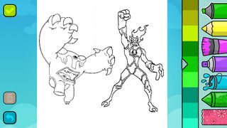 Ben omniverse 10 game coloring - Screenshot 1