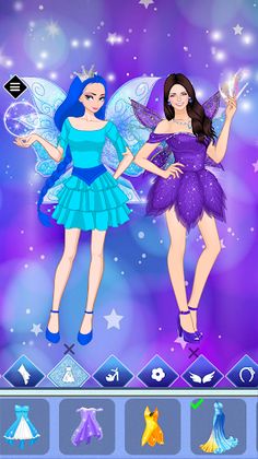 Magic Fairy Butterfly Dress up - Screenshot 2