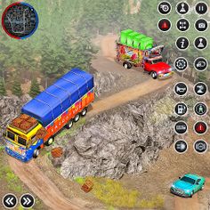 Indian Cargo Truck Lorry 3d - Screenshot 1