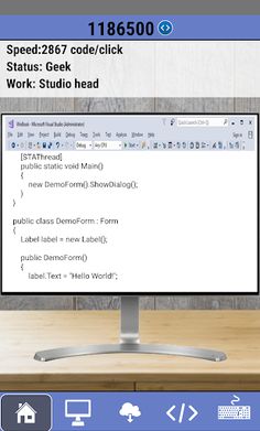 Clicker code - simulator progr - Screenshot 3