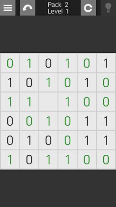 Binary Puzzle - Screenshot 2