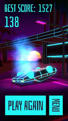 Neon Road - Screenshot 1
