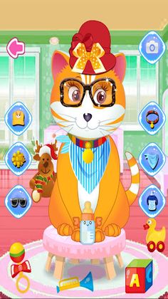 Cute Kitty Salon Game For Kids - Screenshot 3
